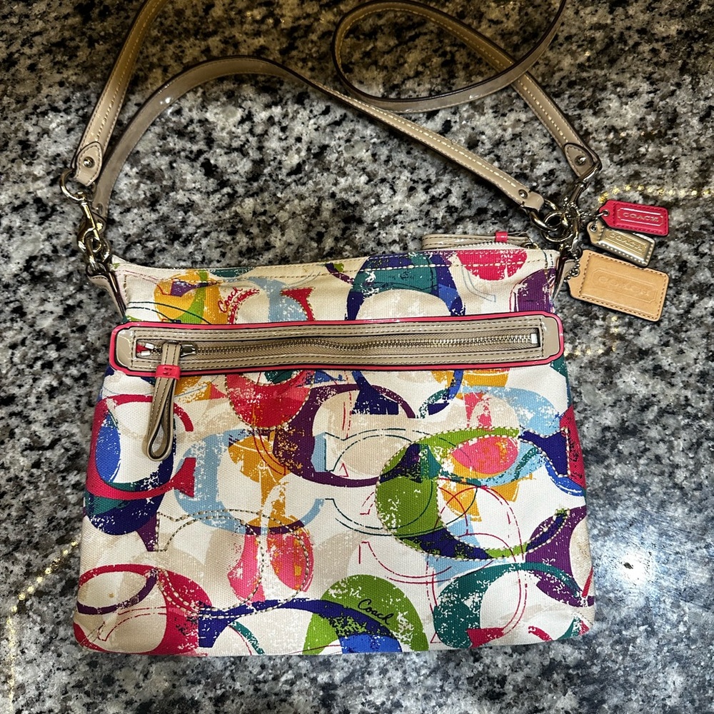 Coach Purse with two straps to carry